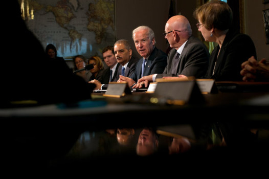 Biden meets with advocates of gun victims